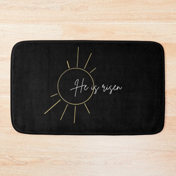 Item preview, He is Risen! Shining morning sun, black background designed and sold by doodlearts7.