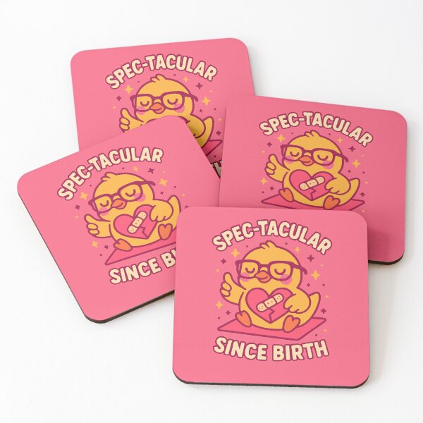 Item preview, Spec-Tacular Duck – Nerdy Glasses & Broken Heart Design designed and sold by Cheeky Companions.