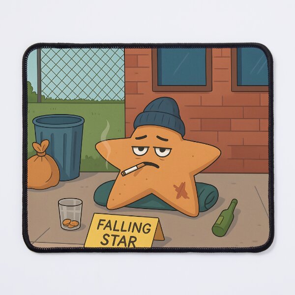 Item preview, falling star- parody version designed and sold by oriyovel.