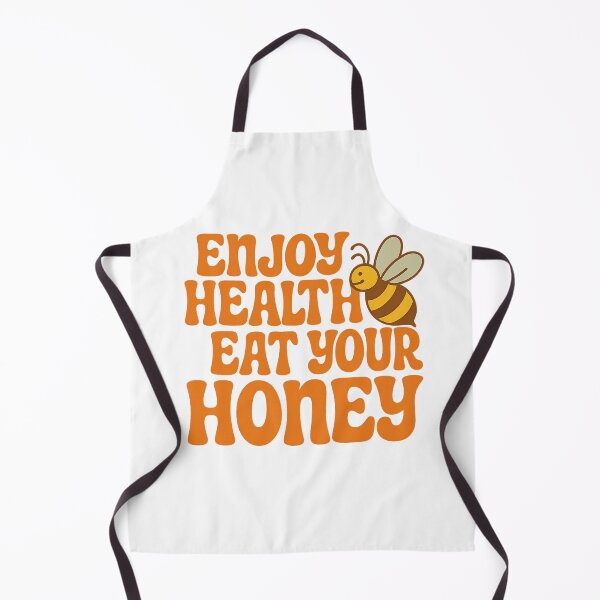 Item preview, Enjoy Health Eat Your Honey – Psychedelic Bee Quote Design designed and sold by ALITOPRINCE.