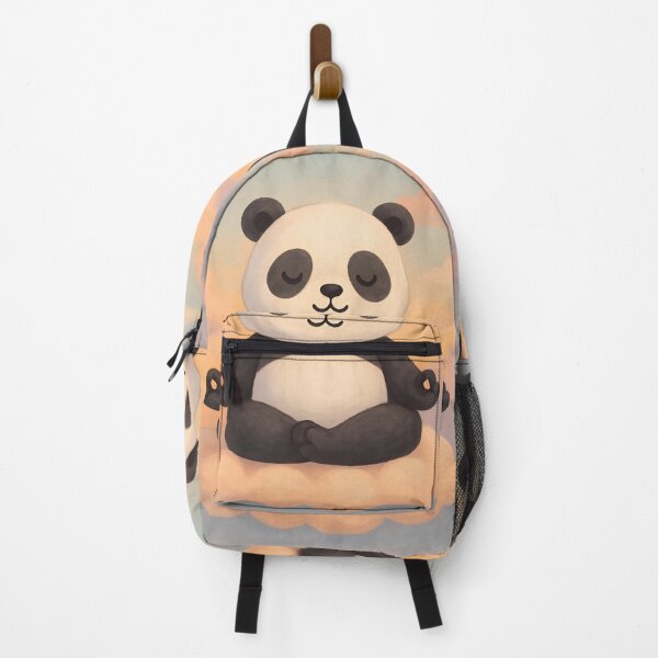 Item preview, Cute Meditating Panda Floating in Dreamy Sky designed and sold by Amr Siam.
