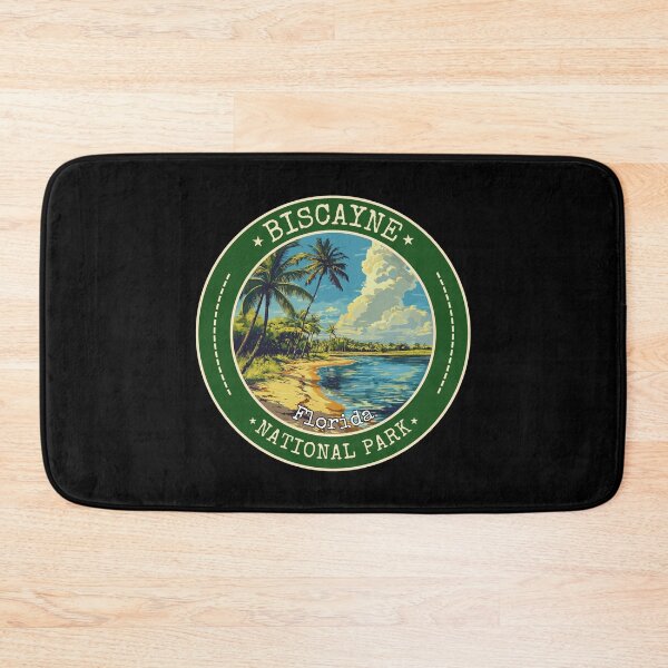 Item preview, Biscayne National Park in Florida, USA Vintage Travel Art Emblem designed and sold by MaateoDesign.