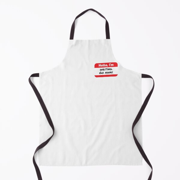 Item preview, Hello, I'm Writing, Go Away Snarky Nametag designed and sold by AlyssaB1414.