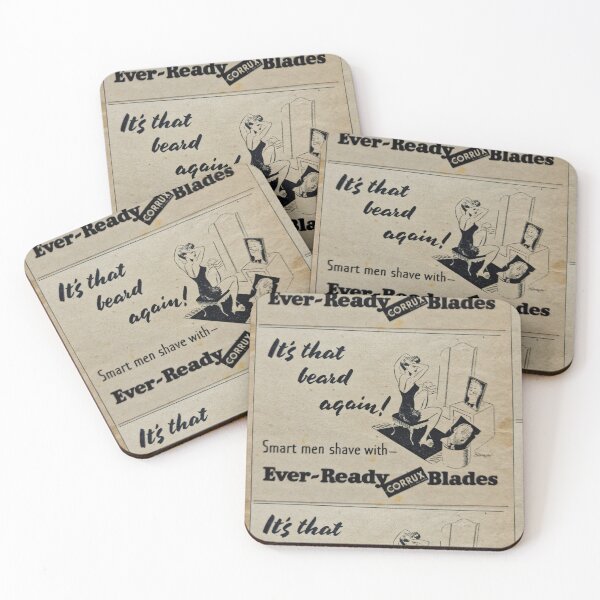 Item preview, Corrux Razor Blades British 1940s Advert designed and sold by thelittleforest.