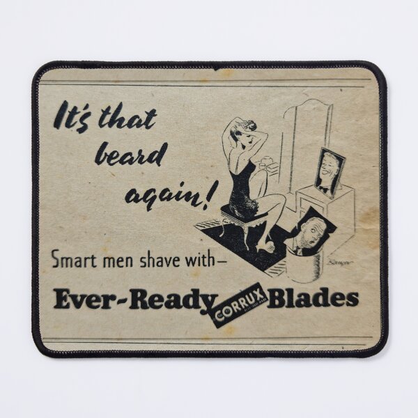 Item preview, Corrux Razor Blades British 1940s Advert designed and sold by thelittleforest.