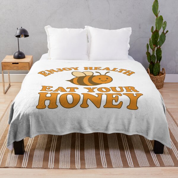 Item preview, Enjoy Health Eat Your Honey – Whimsical Bee Cartoon Design designed and sold by ALITOPRINCE.