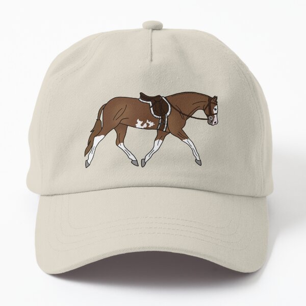 Aperçu de l'œuvre Cheval de chasse Sabino alezan créée et vendue par Trotting Hooves.