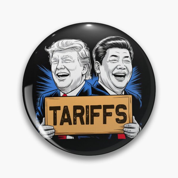 Item preview, Donald Trump Xi Jinping Tariffs designed and sold by plushism.
