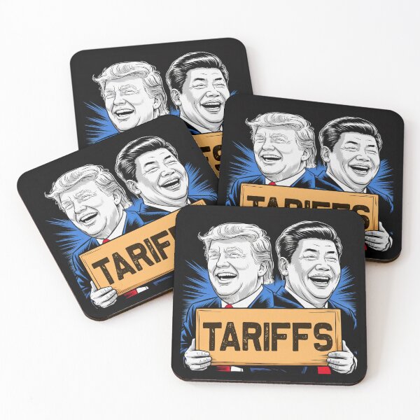 Item preview, Donald Trump Xi Jinping Tariffs designed and sold by plushism.