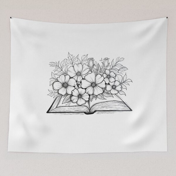 Item preview, Floral Book Art designed and sold by Sweetvoilet.