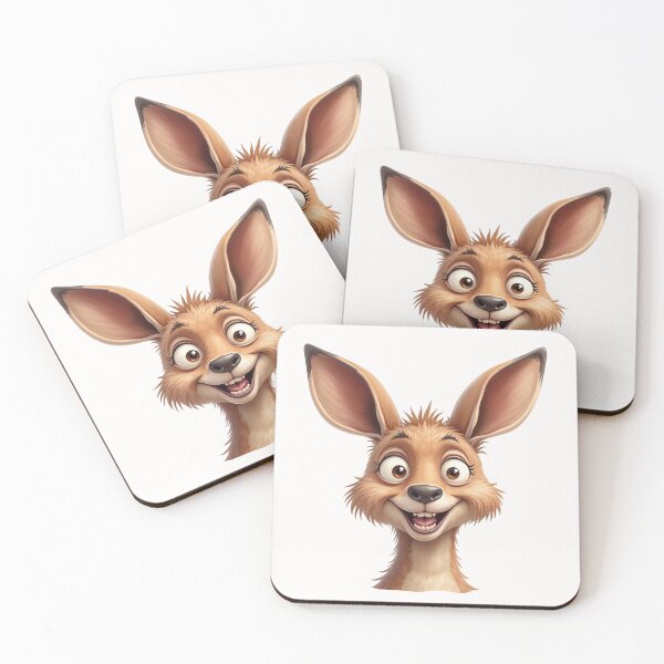 Item preview, Funny Kangaroo Illustration with Upright Pose and Detailed Fur designed and sold by latelierdechris.