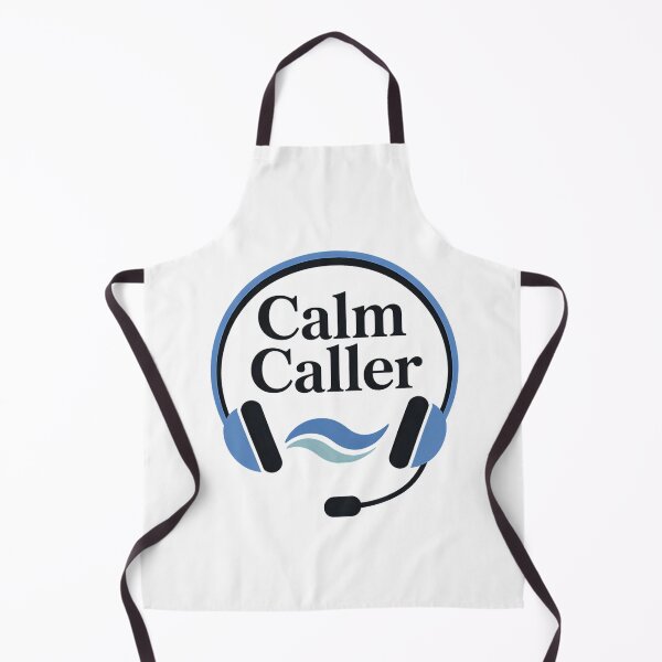 Item preview, Calm Caller Headset Logo – Relaxed Customer Support Vibes designed and sold by Taans-Creation.