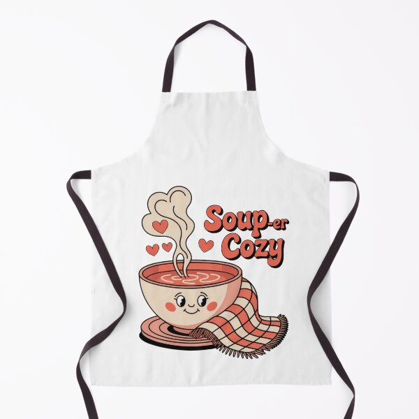 Item preview, Soup-er Cozy – Cute Retro Soup Bowl Pun Design designed and sold by EpicMediaShop.
