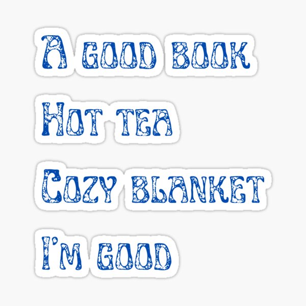 Book and Tea Lovers Sticker