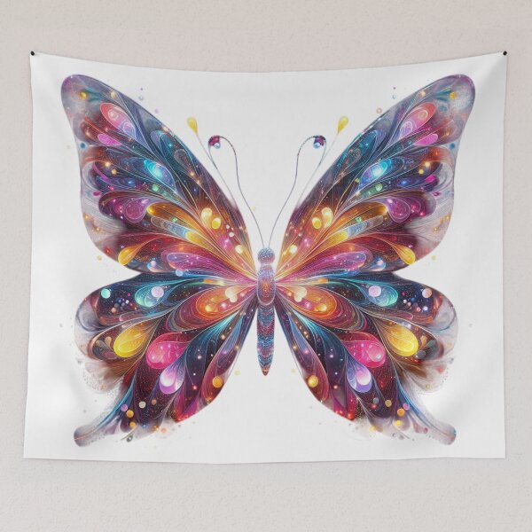 Item preview, Colorful Glassy Butterfly designed and sold by GloriousArtSKD.