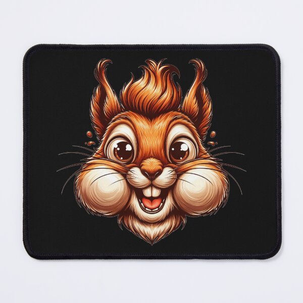 Item preview, Funny Squirrel Illustration with Lively Expression designed and sold by latelierdechris.