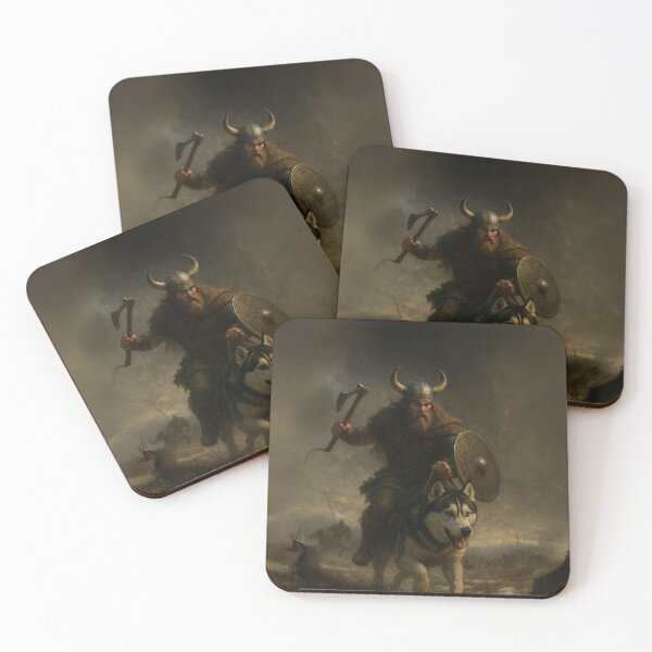 Item preview, Viking Charge on Husky designed and sold by Fornax-ART.