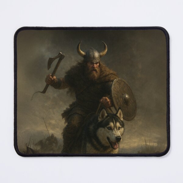 Item preview, Viking Charge on Husky designed and sold by Fornax-ART.
