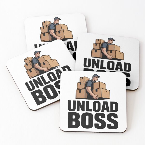 Item preview, Delivery Buff – Strong Courier With Boxes Graphic designed and sold by Taans-Creation.
