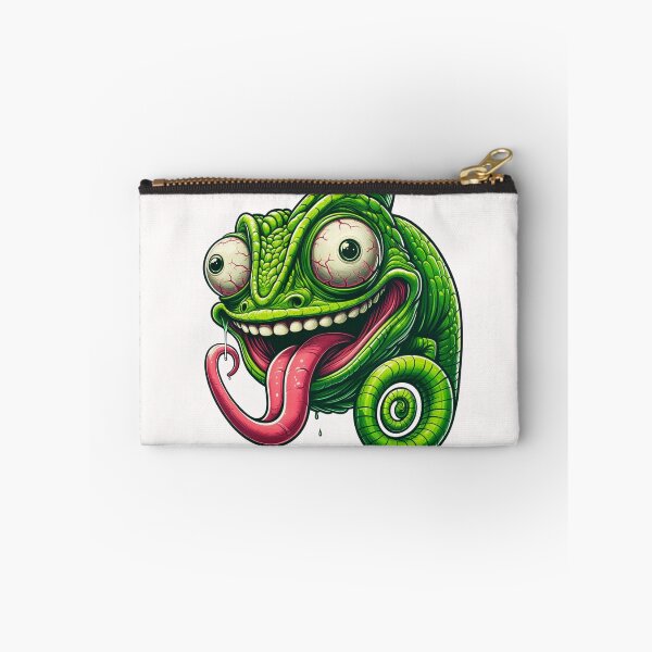 Item preview, Funny Chameleon with Exaggerated Features designed and sold by latelierdechris.