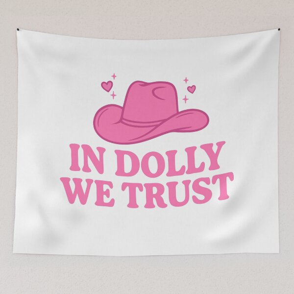 Item preview, Retro Cowgirl Hat Design – In Music We Trust designed and sold by Timegraf.