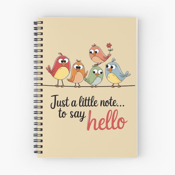 Item preview, birds - just a little note to say hello designed and sold by 123ks.