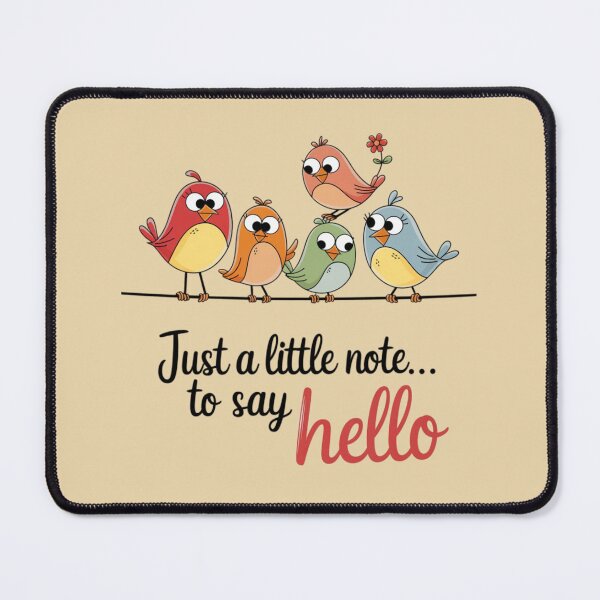 Item preview, birds - just a little note to say hello designed and sold by 123ks.