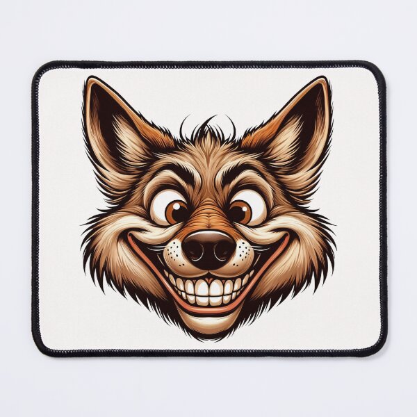 Item preview, Funny Coyote with Bright Eyes and Mischievous Grin designed and sold by latelierdechris.