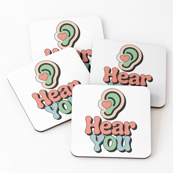 Item preview, Hear You – Mental Health Awareness Cute Ear Design designed and sold by Taans-Creation.