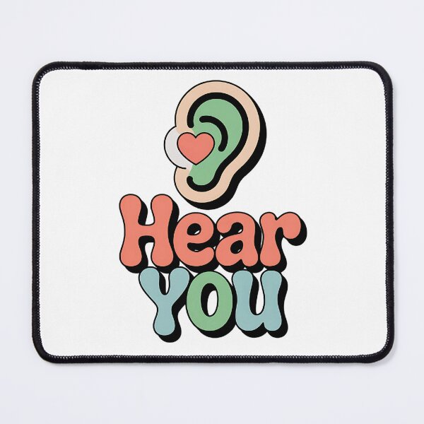 Item preview, Hear You – Mental Health Awareness Cute Ear Design designed and sold by Taans-Creation.