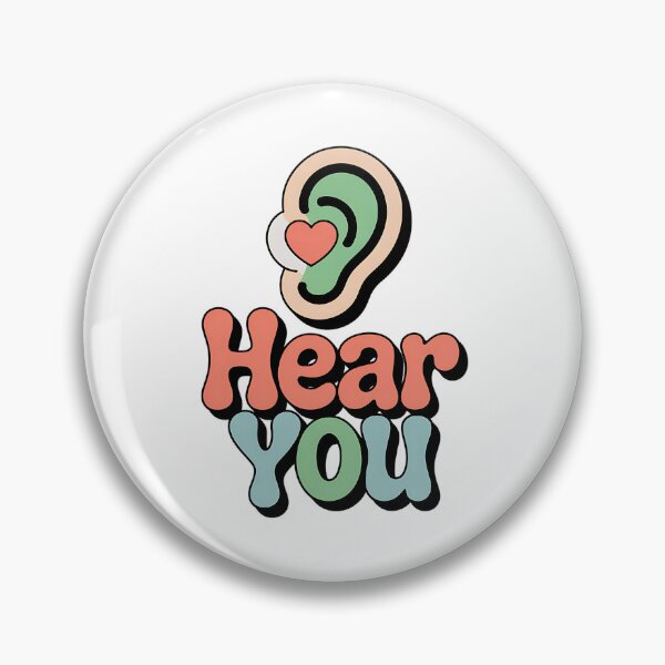 Item preview, Hear You – Mental Health Awareness Cute Ear Design designed and sold by Taans-Creation.