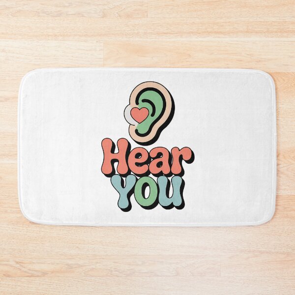 Item preview, Hear You – Mental Health Awareness Cute Ear Design designed and sold by Taans-Creation.