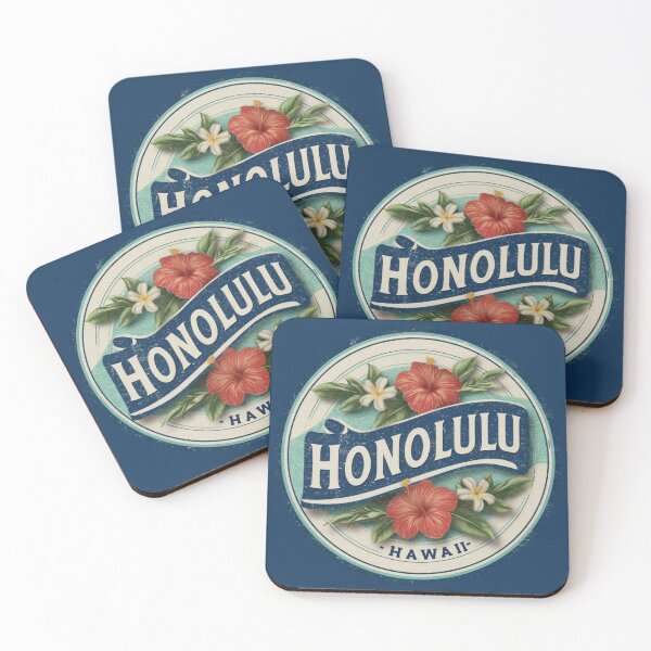 Item preview, Honolulu - Hawaii  designed and sold by GoodOldVintage.