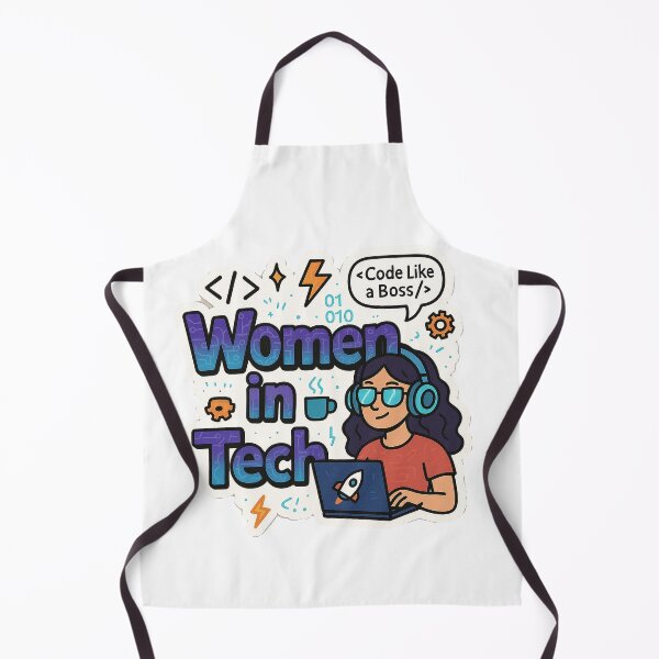 Artikelvorschau, Frauen in der Technik – Code Like a Boss | Girl Coder Laptop Geek Chic entworfen und verkauft von Kybruno's Creations.