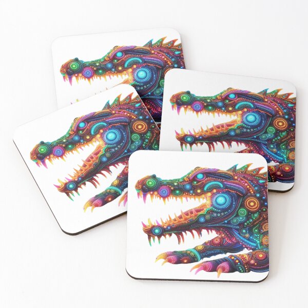 Item preview, Colorful Crocodile designed and sold by GloriousArtSKD.