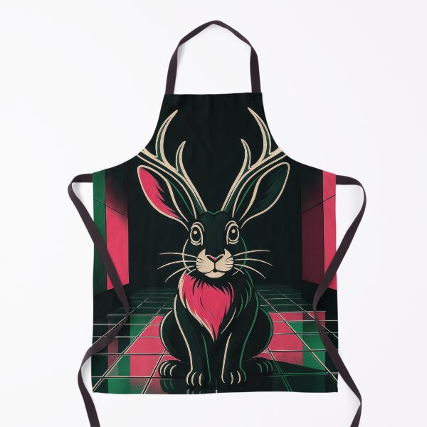 Item preview, Jackalope in Pink and Black designed and sold by HabitableMoons.