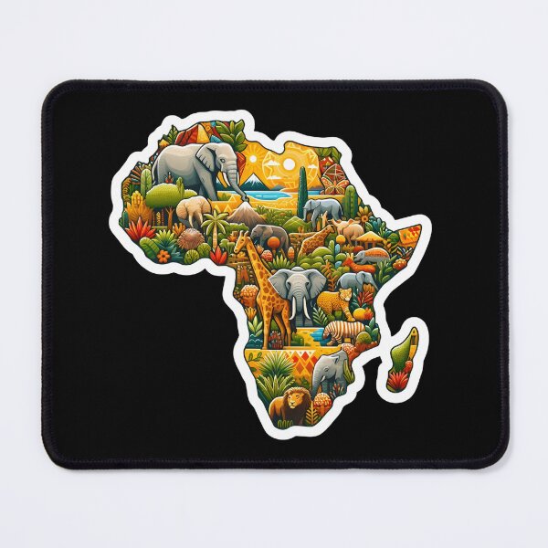 Item preview, AFRICAN MAP designed and sold by FOBISPLACE.