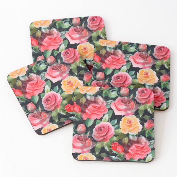 Item preview, Blooming Roses Yellow Pink designed and sold by SilverPegasus.