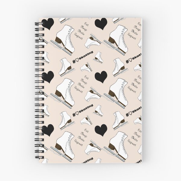 Item preview, Eat, Sleep, Skate, Skates and Hearts Repeat- 2025 Pastel Collection designed and sold by Purposely Designed.
