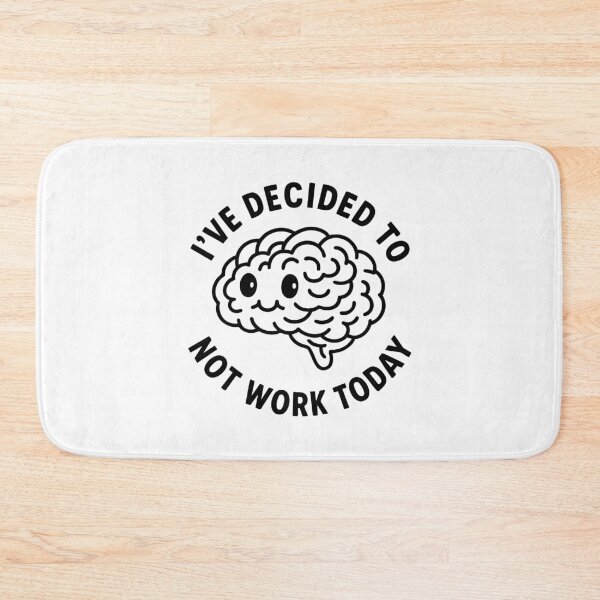 Item preview, Vintage Funny Cute Lazy Cartoon Brain Humor Art designed and sold by LuveeTuffCo.