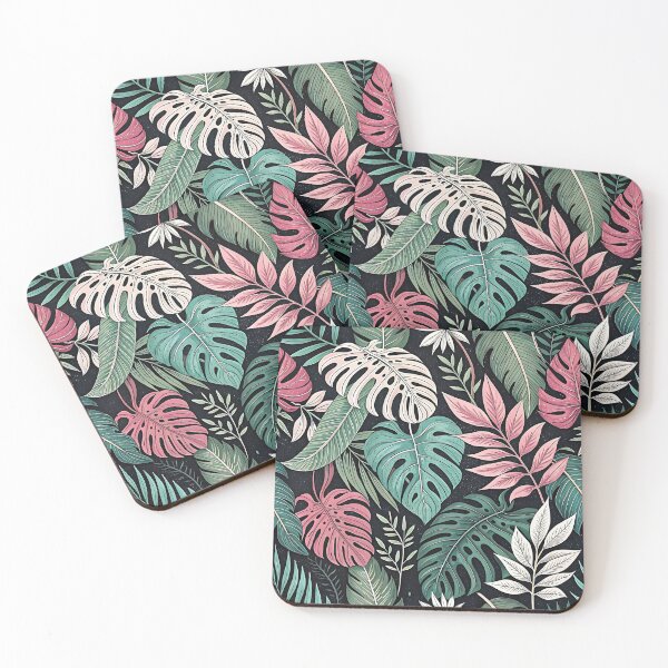 Item preview, Exotic Nature Pattern with Tropical Leaves designed and sold by AOCollections.