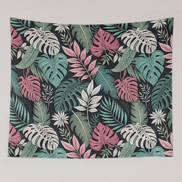 Item preview, Exotic Nature Pattern with Tropical Leaves designed and sold by AOCollections.