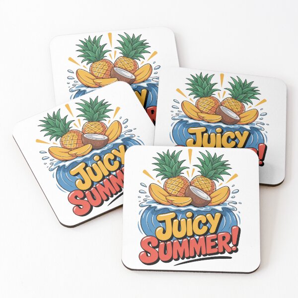 Item preview, Juicy Summer – Tropical Fruit Splash Design designed and sold by EpicMediaShop.