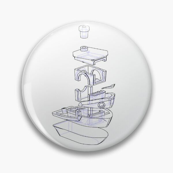 Item preview, Exploded Benchy Diagram designed and sold by hungryjoewarren.