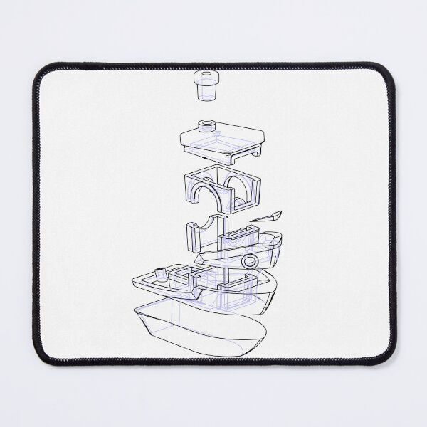 Item preview, Exploded Benchy Diagram designed and sold by hungryjoewarren.