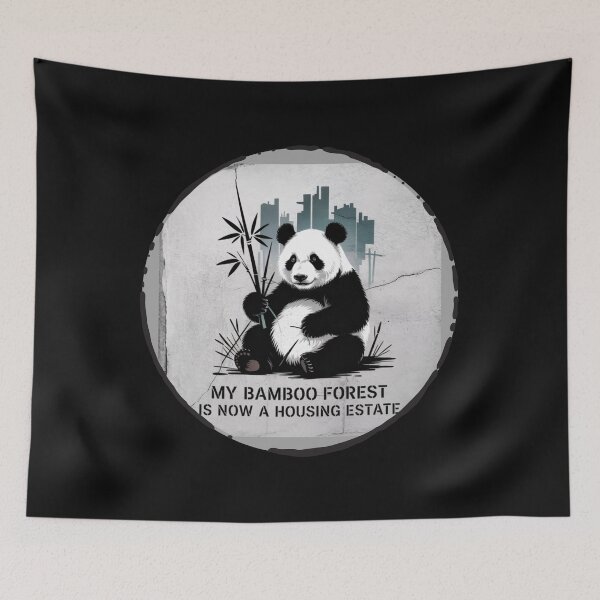 Item preview, Lost Bamboo Forest Now A Housing Estate designed and sold by SurrealArtSzysz.
