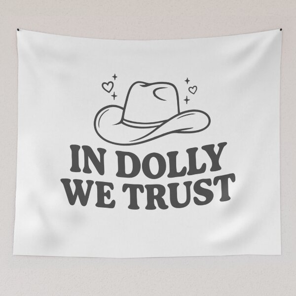 Item preview, Retro Cowgirl Hat Design – In Music We Trust designed and sold by Timegraf.