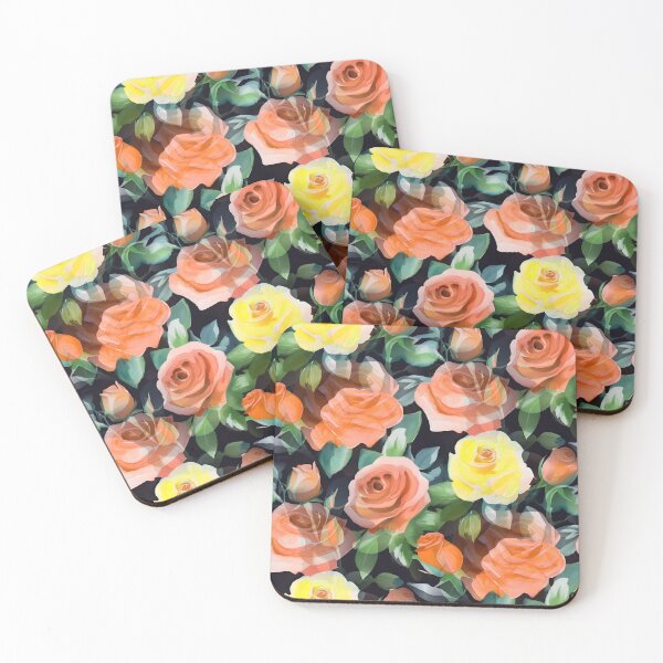 Item preview, Blooming Roses Orange Yellow designed and sold by SilverPegasus.