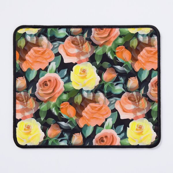 Item preview, Blooming Roses Orange Yellow designed and sold by SilverPegasus.