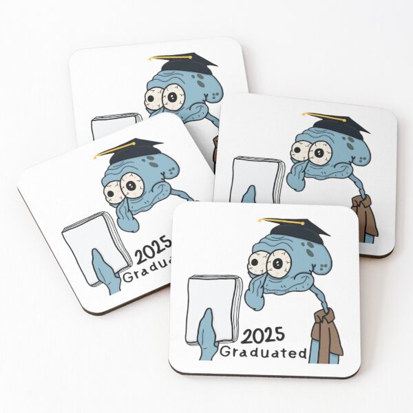 Item preview, 2025 graduated, squid holding homework designed and sold by Artistkhg.